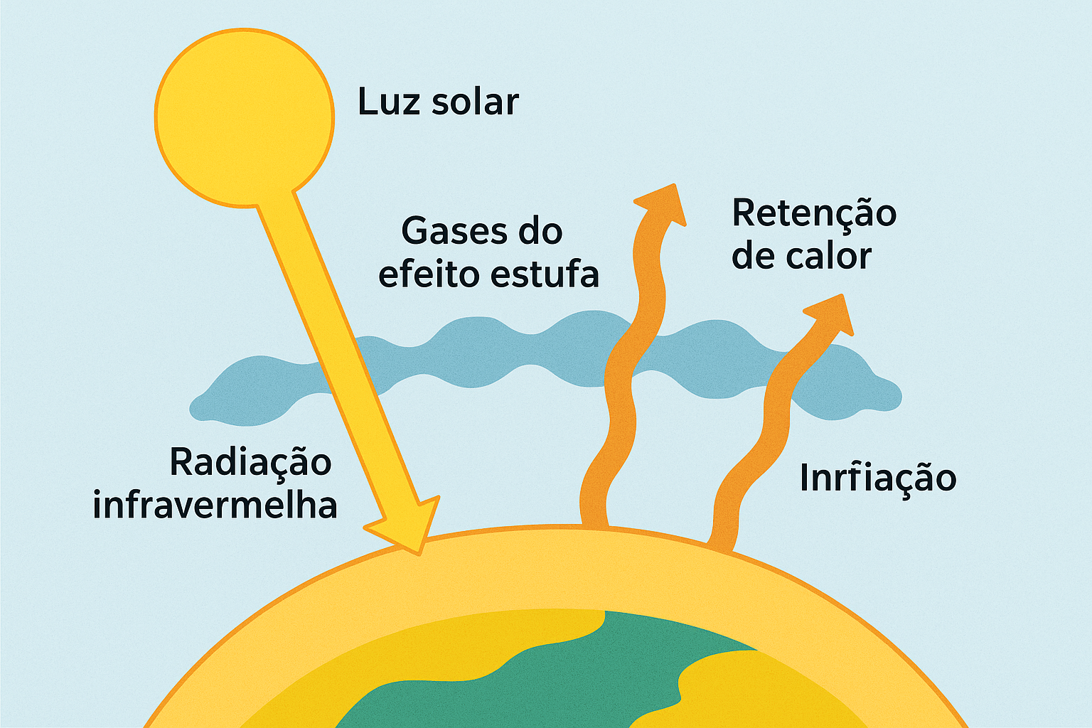 Qual a diferença entre efeito estufa e aquecimento global