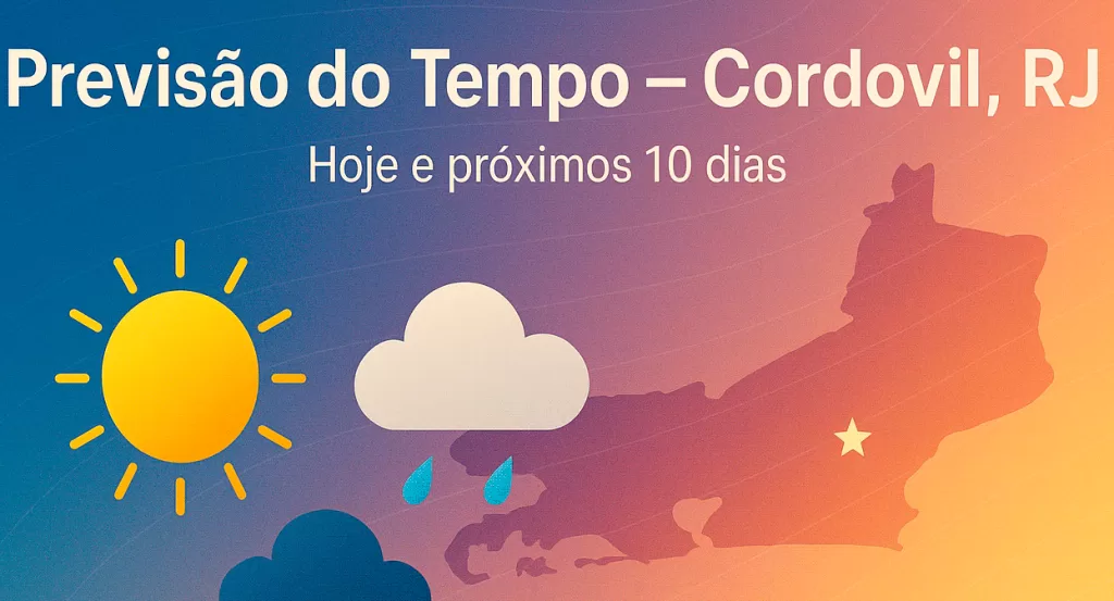 previsão do tempo cordovil