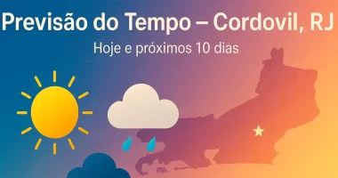 previsão do tempo cordovil