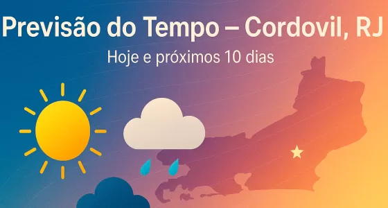 previsão do tempo cordovil